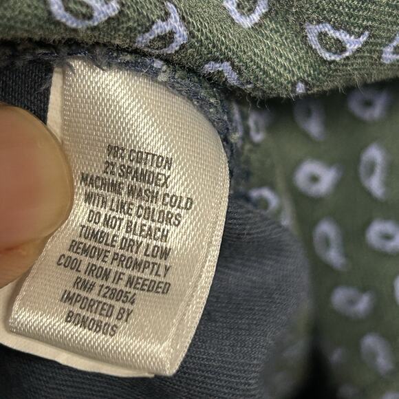 Bonobos Pants‎ Mens Chino Straight Athletic Fit Size 38X28 Blue Flat Front - Picture 7 of 8